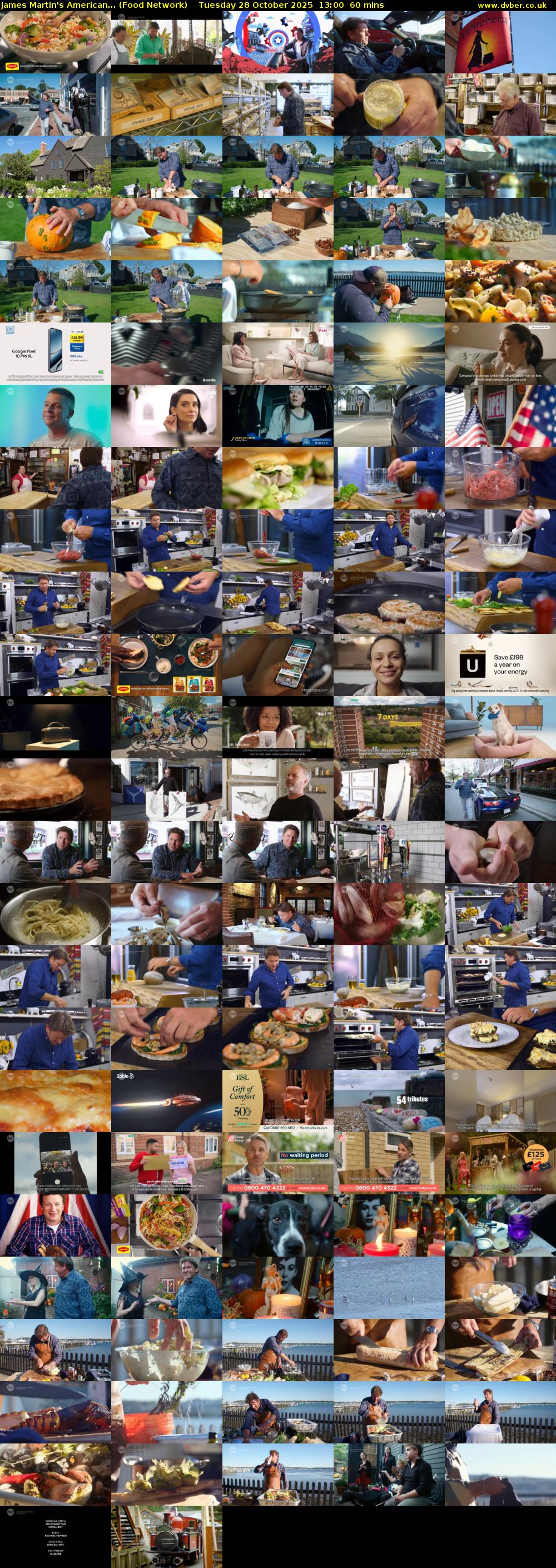 James Martin's American... (Food Network) Tuesday 28 October 2025 13:00 - 14:00