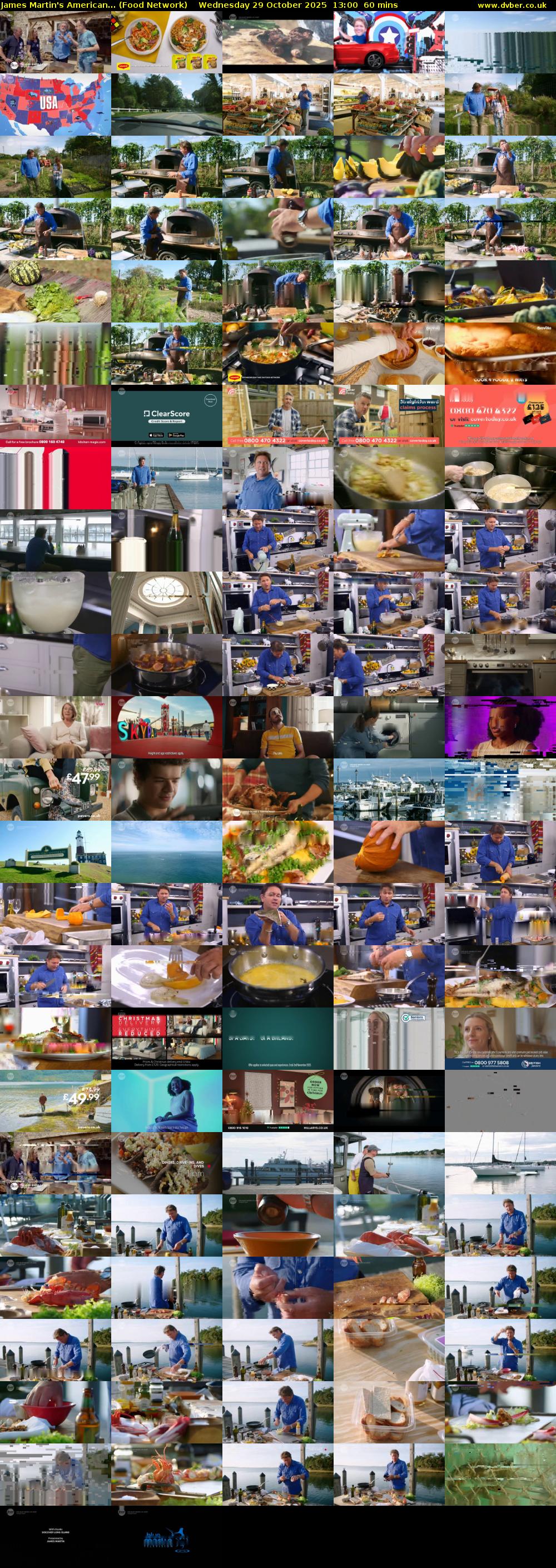 James Martin's American... (Food Network) Wednesday 29 October 2025 13:00 - 14:00