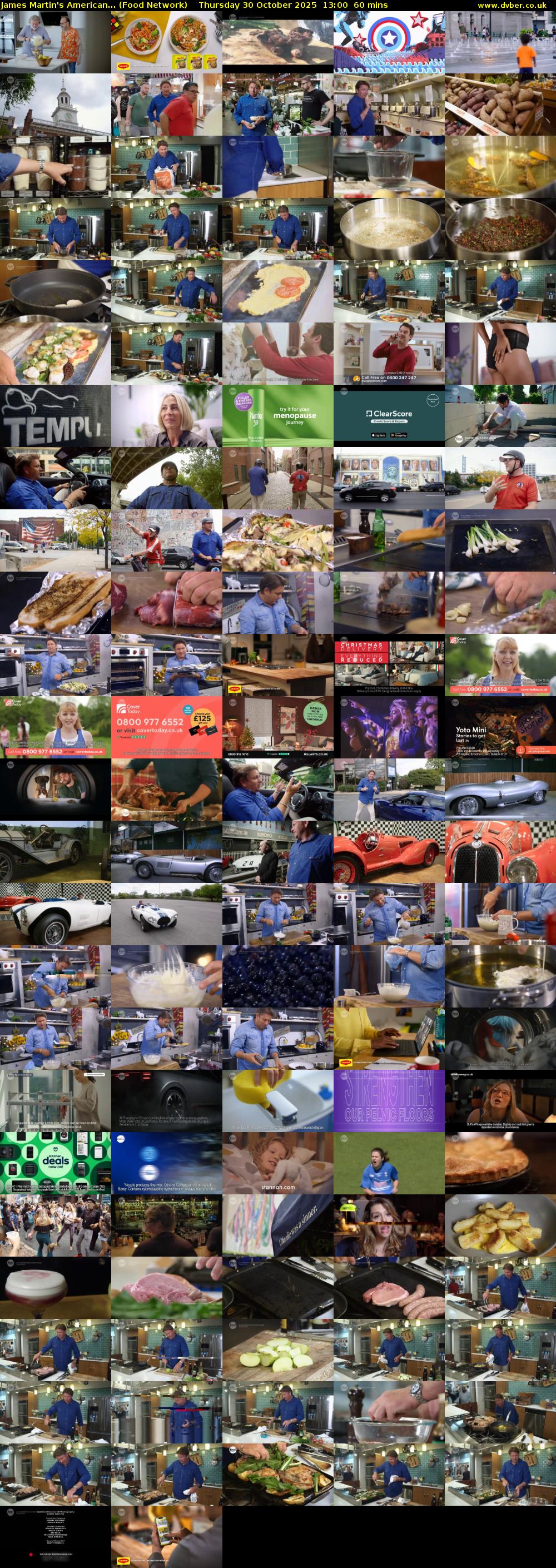 James Martin's American... (Food Network) Thursday 30 October 2025 13:00 - 14:00