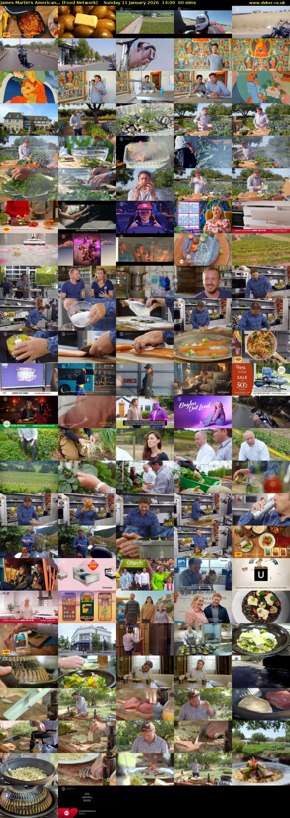 James Martin's American... (Food Network) Sunday 11 January 2026 14:00 - 15:00