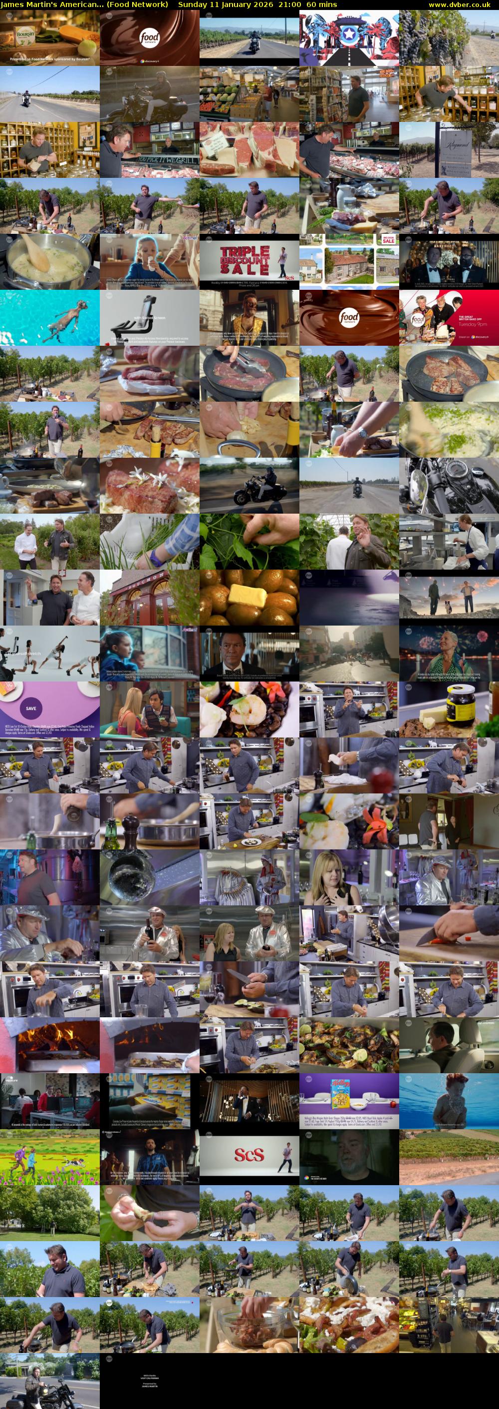 James Martin's American... (Food Network) Sunday 11 January 2026 21:00 - 22:00