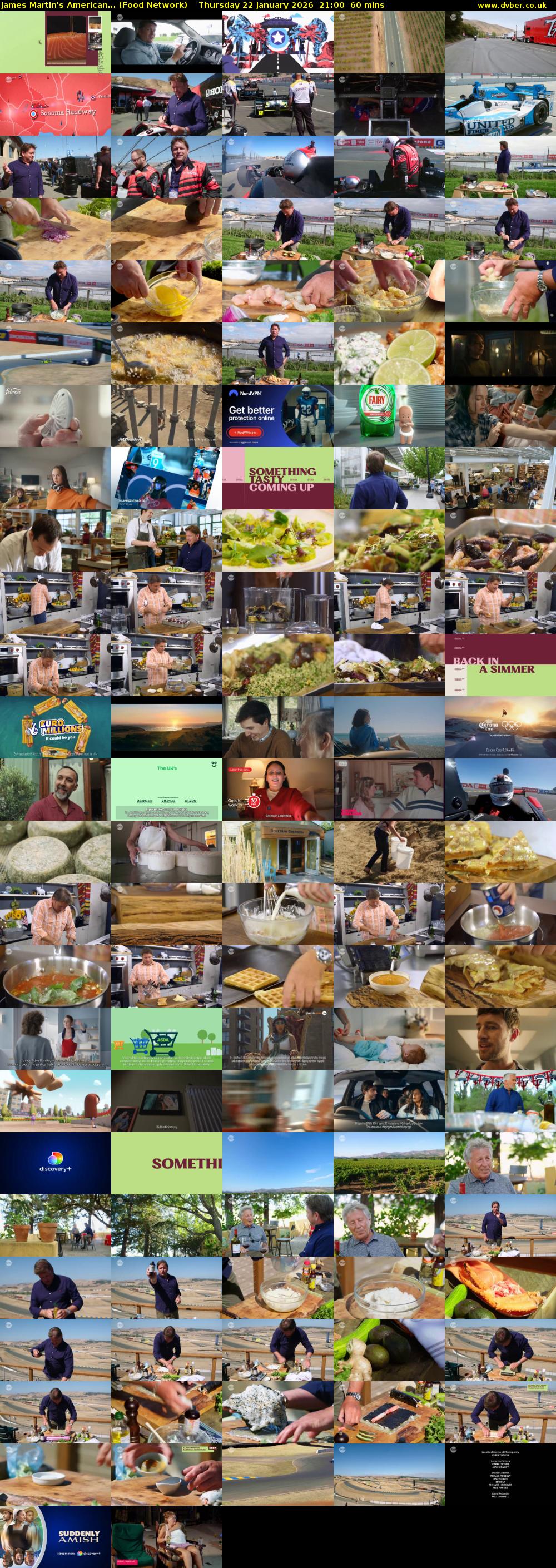 James Martin's American... (Food Network) Thursday 22 January 2026 21:00 - 22:00