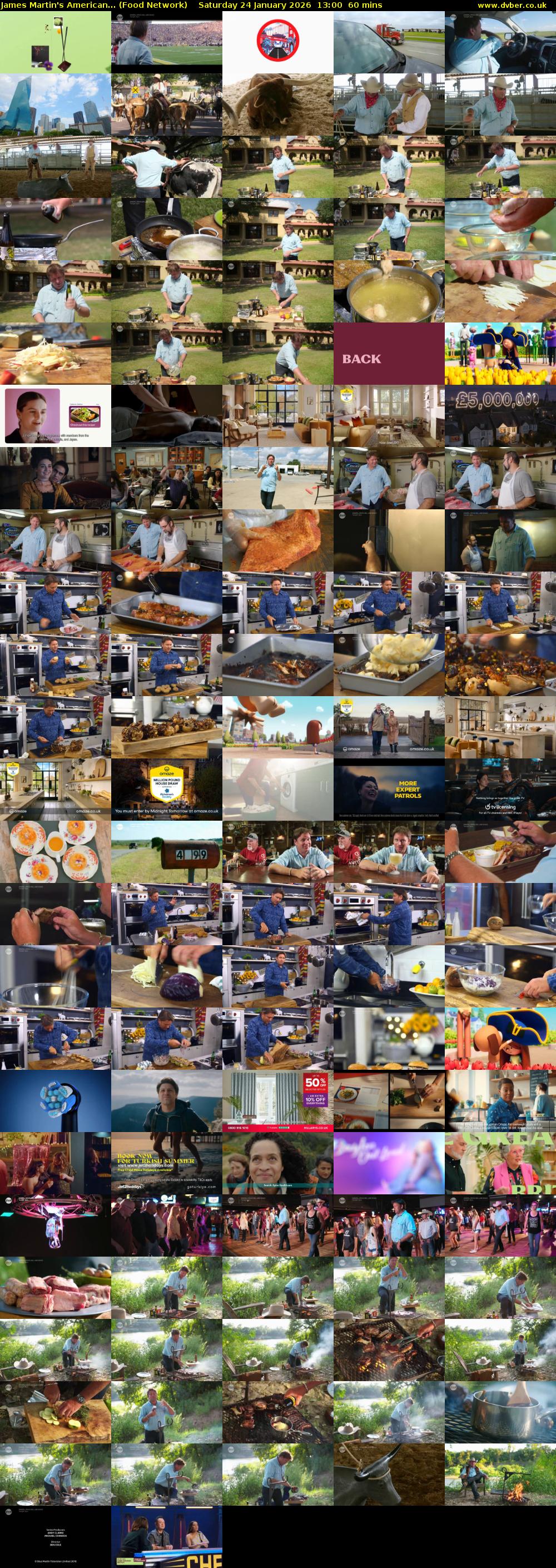 James Martin's American... (Food Network) Saturday 24 January 2026 13:00 - 14:00