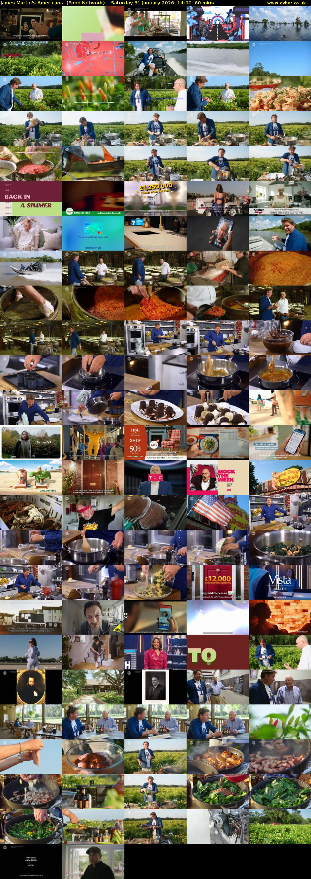 James Martin's American... (Food Network) Saturday 31 January 2026 14:00 - 15:00