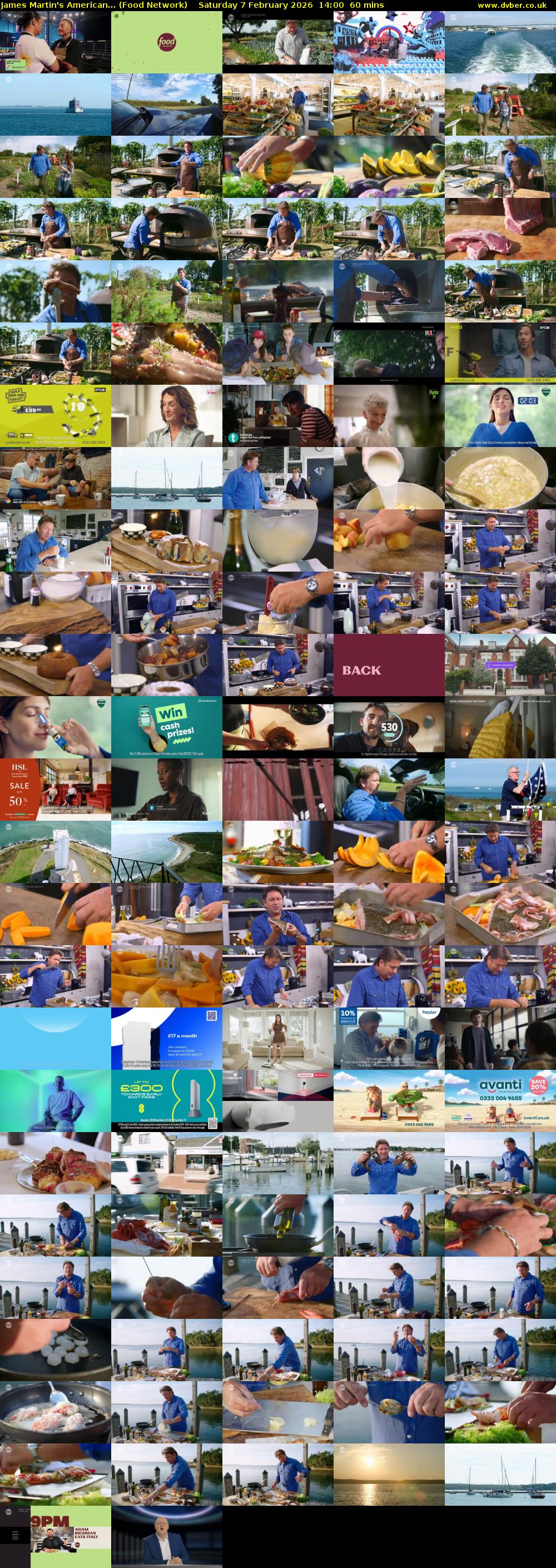 James Martin's American... (Food Network) Saturday 7 February 2026 14:00 - 15:00
