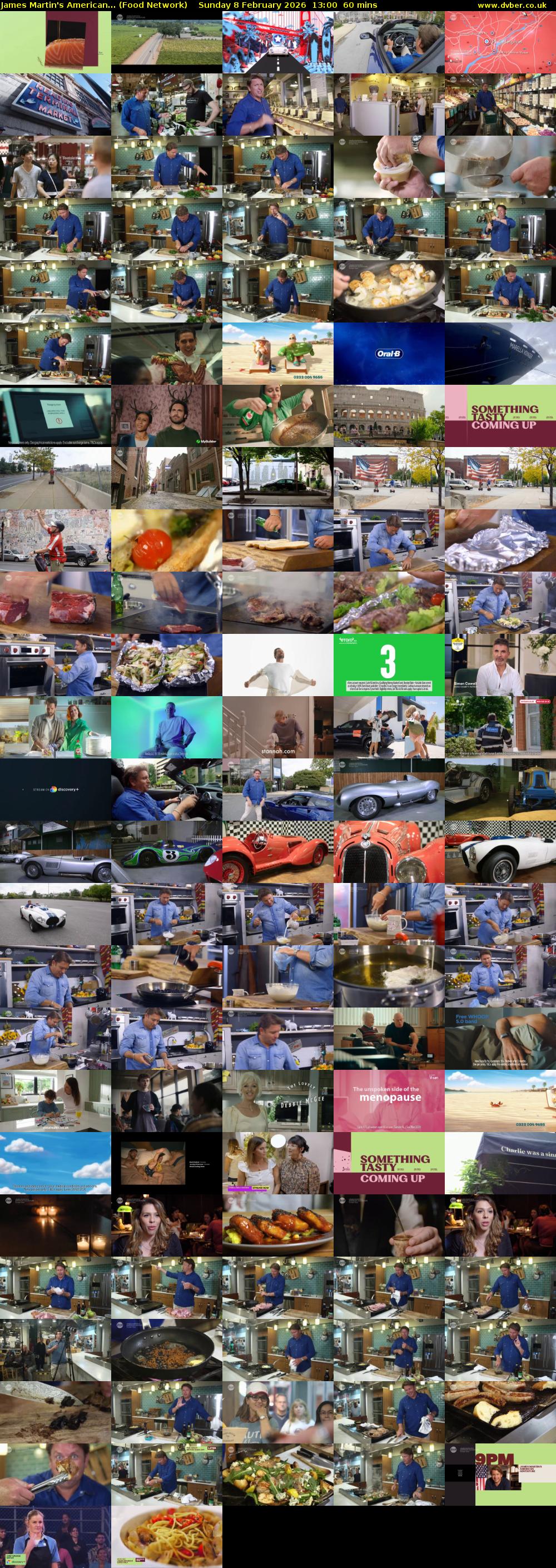 James Martin's American... (Food Network) Sunday 8 February 2026 13:00 - 14:00