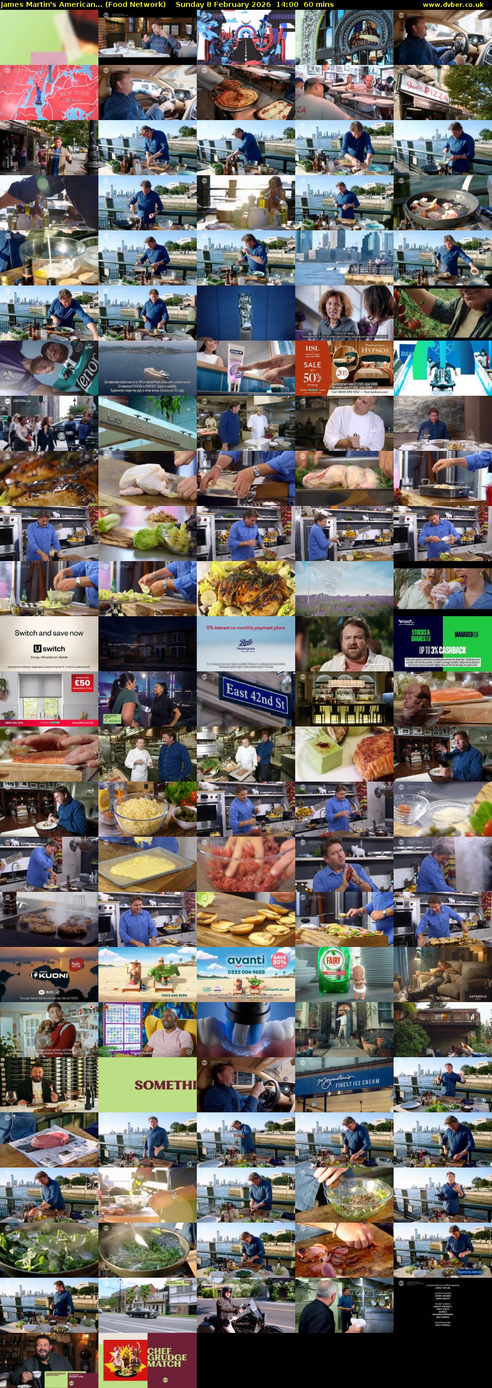 James Martin's American... (Food Network) Sunday 8 February 2026 14:00 - 15:00
