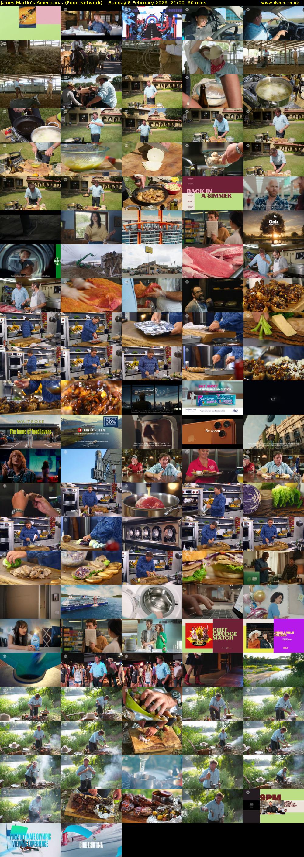 James Martin's American... (Food Network) Sunday 8 February 2026 21:00 - 22:00