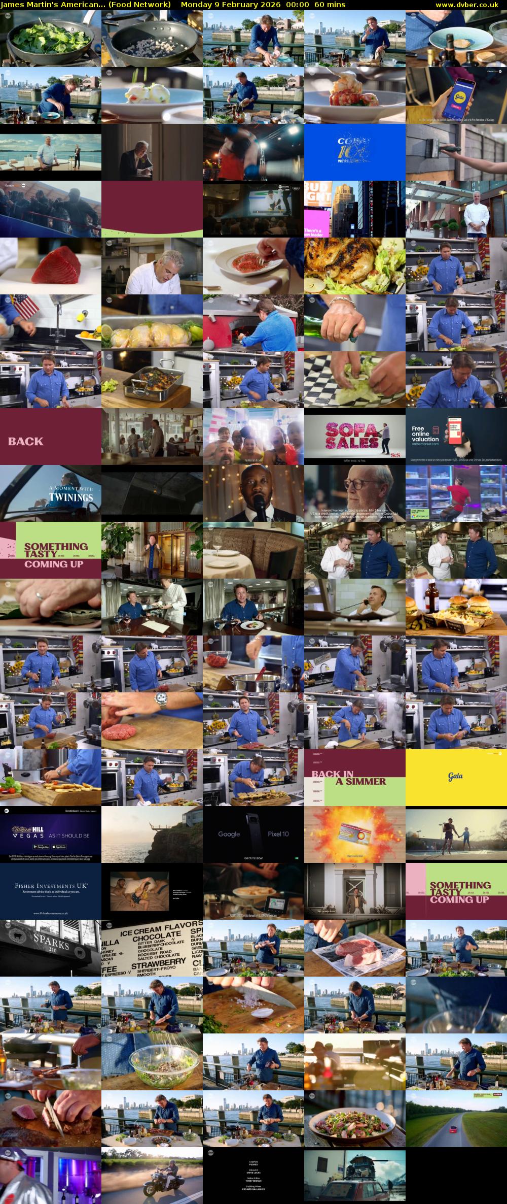 James Martin's American... (Food Network) Monday 9 February 2026 00:00 - 01:00