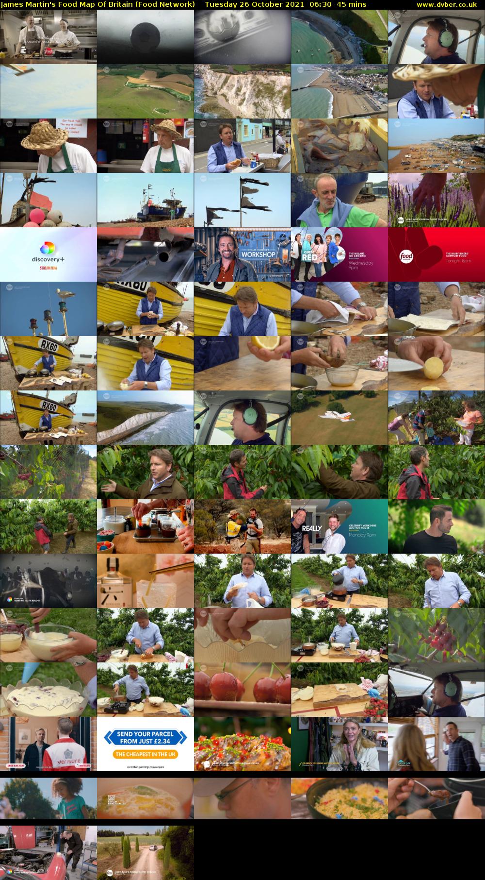 James Martin's Food Map Of Britain (Food Network) Tuesday 26 October 2021 06:30 - 07:15