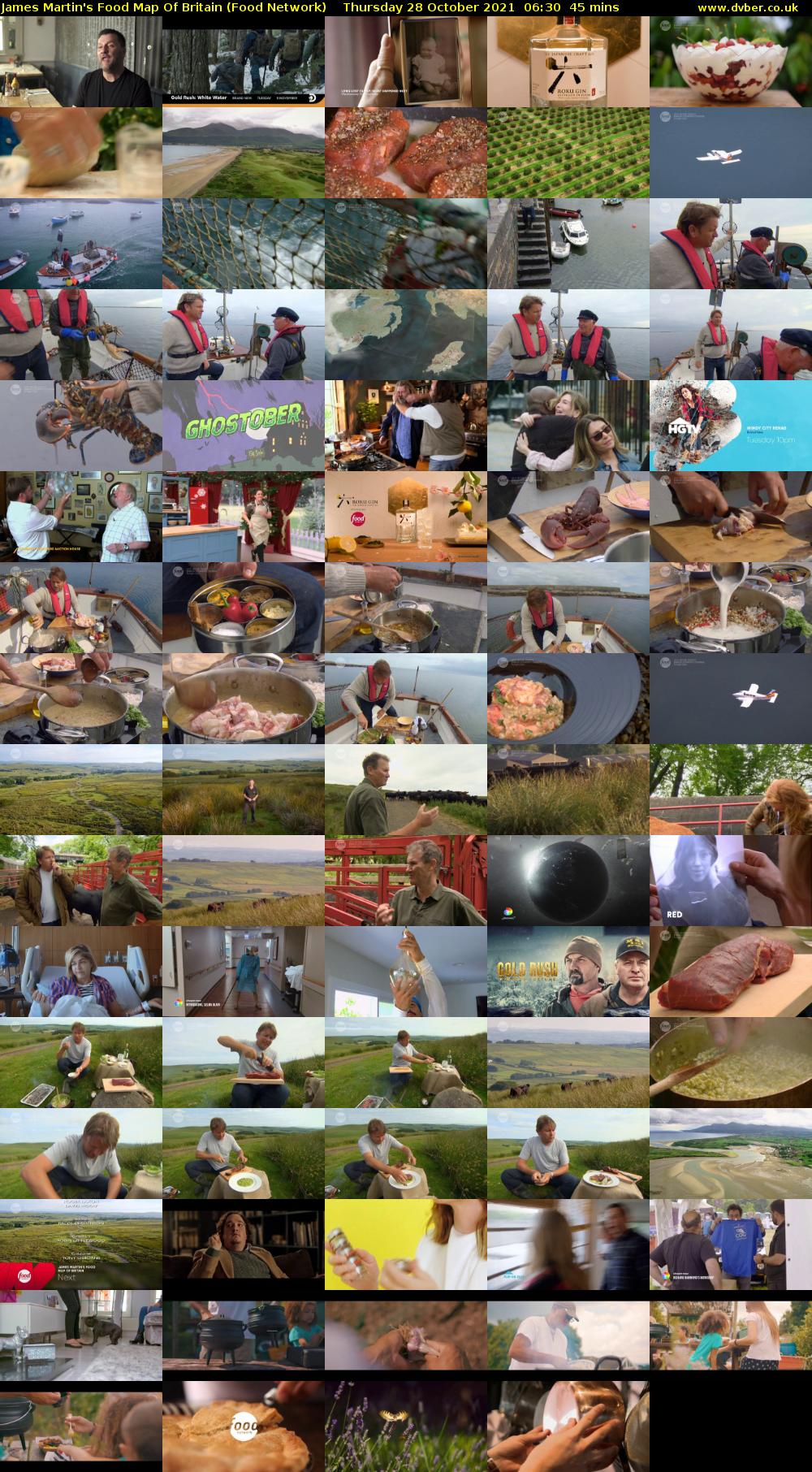 James Martin's Food Map Of Britain (Food Network) Thursday 28 October 2021 06:30 - 07:15