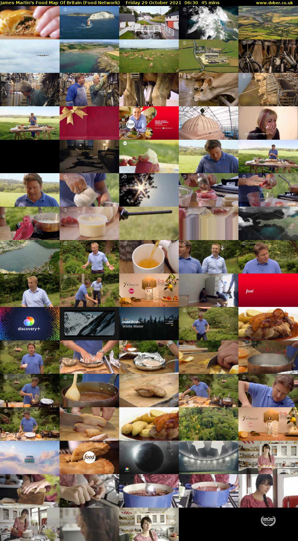 James Martin's Food Map Of Britain (Food Network) Friday 29 October 2021 06:30 - 07:15