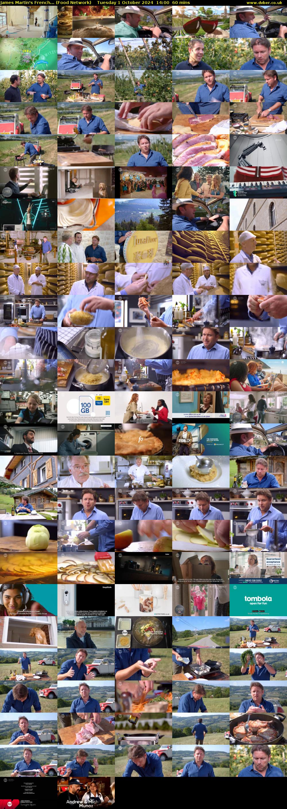 James Martin's French... (Food Network) Tuesday 1 October 2024 14:00 - 15:00