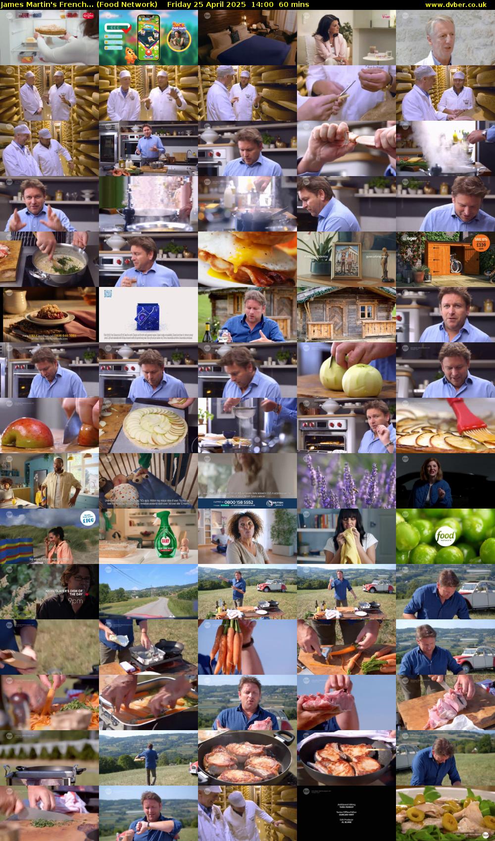 James Martin's French... (Food Network) Friday 25 April 2025 14:00 - 15:00