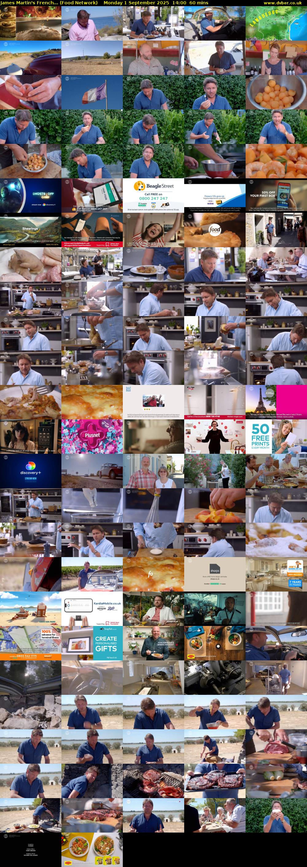 James Martin's French... (Food Network) Monday 1 September 2025 14:00 - 15:00