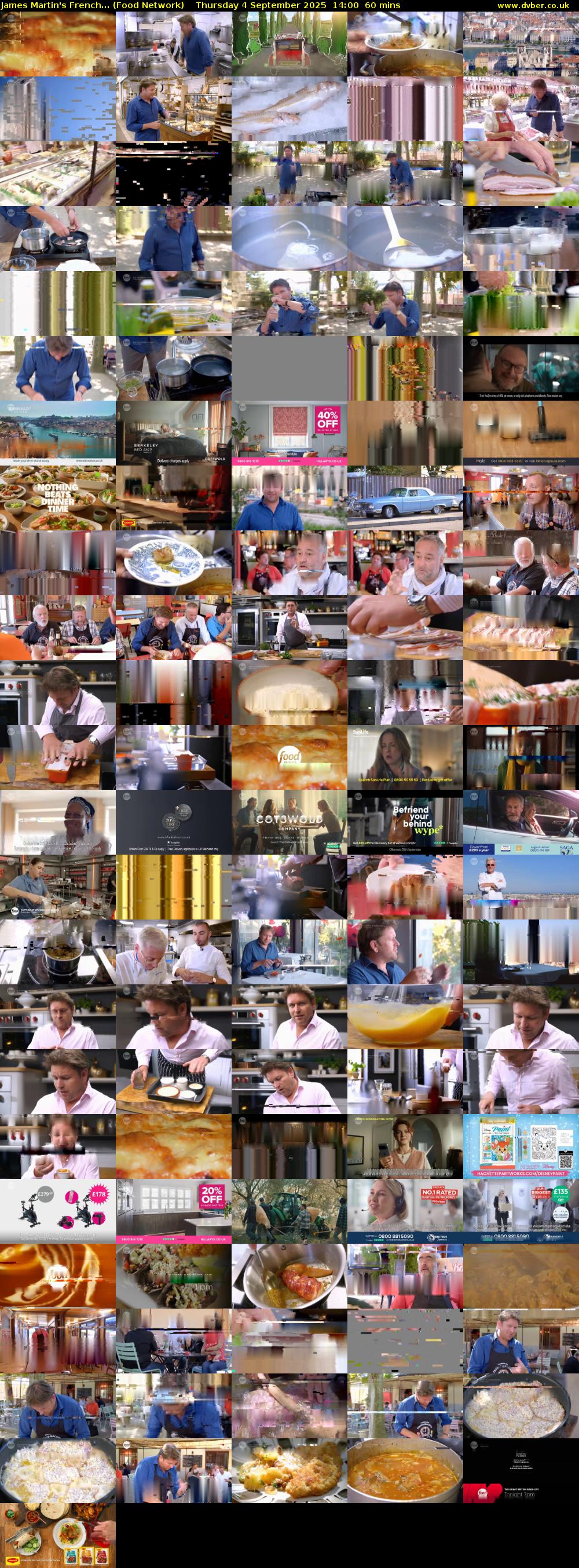 James Martin's French... (Food Network) Thursday 4 September 2025 14:00 - 15:00