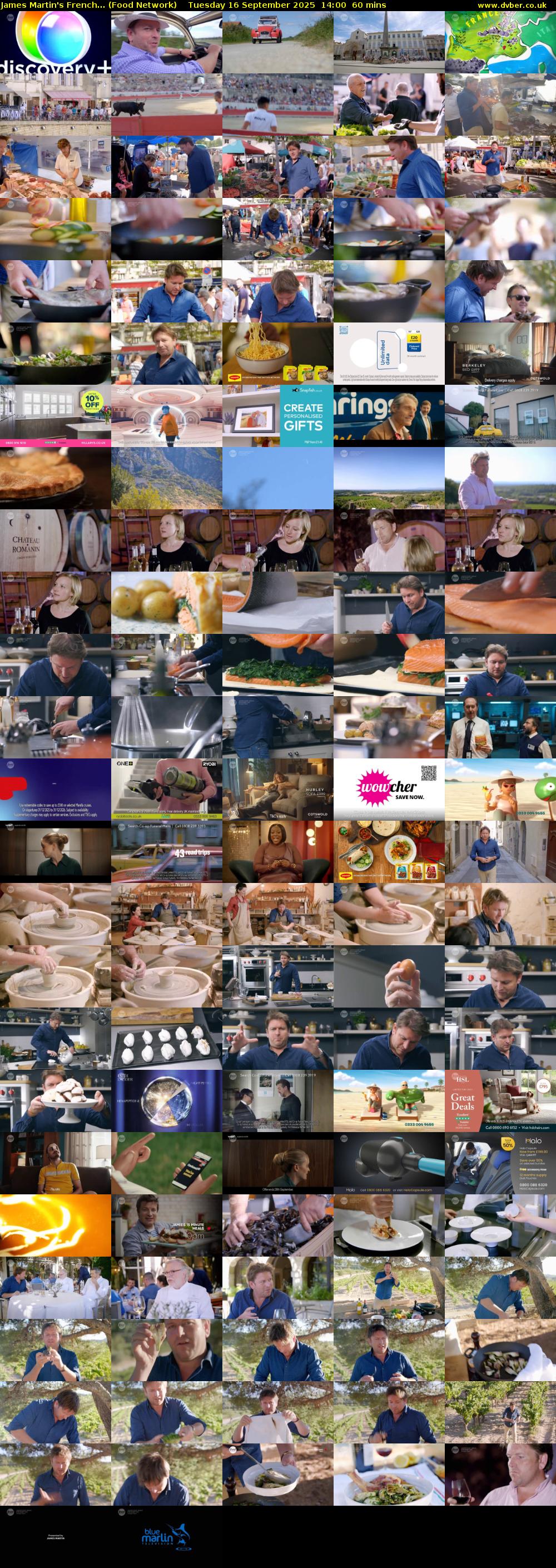 James Martin's French... (Food Network) Tuesday 16 September 2025 14:00 - 15:00