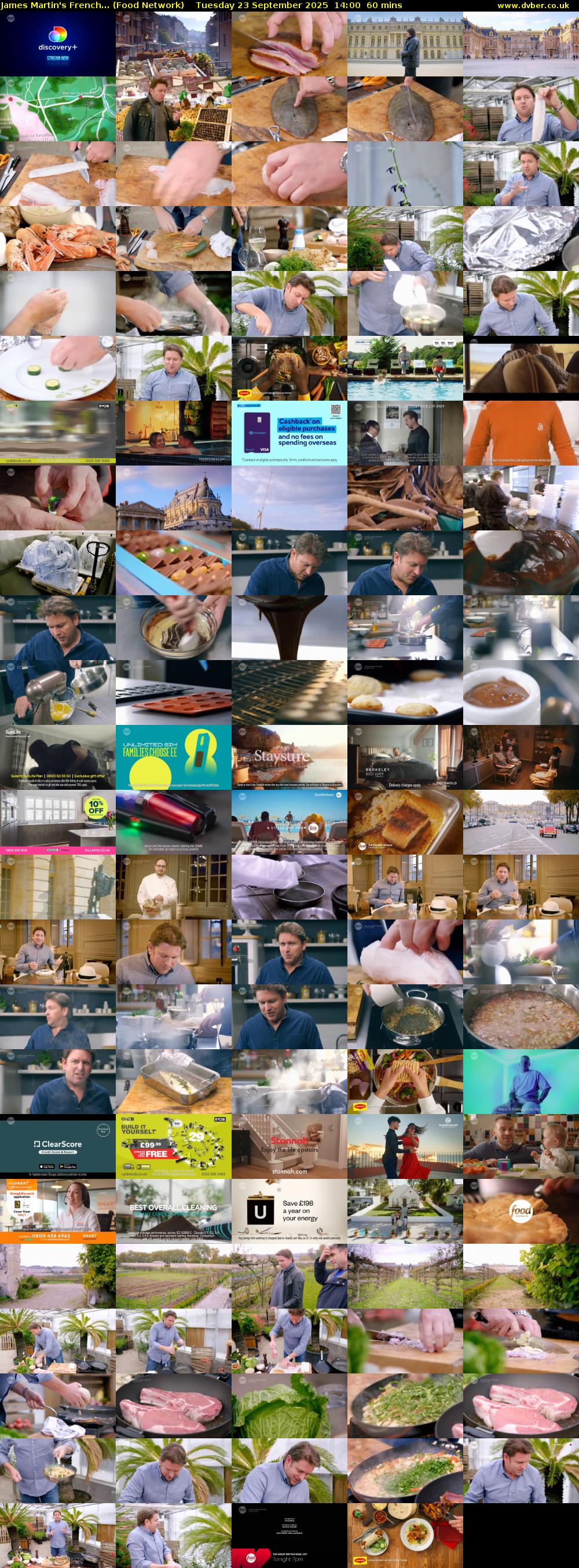 James Martin's French... (Food Network) Tuesday 23 September 2025 14:00 - 15:00