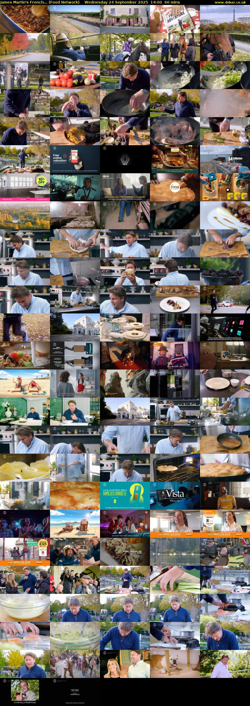 James Martin's French... (Food Network) Wednesday 24 September 2025 14:00 - 15:00