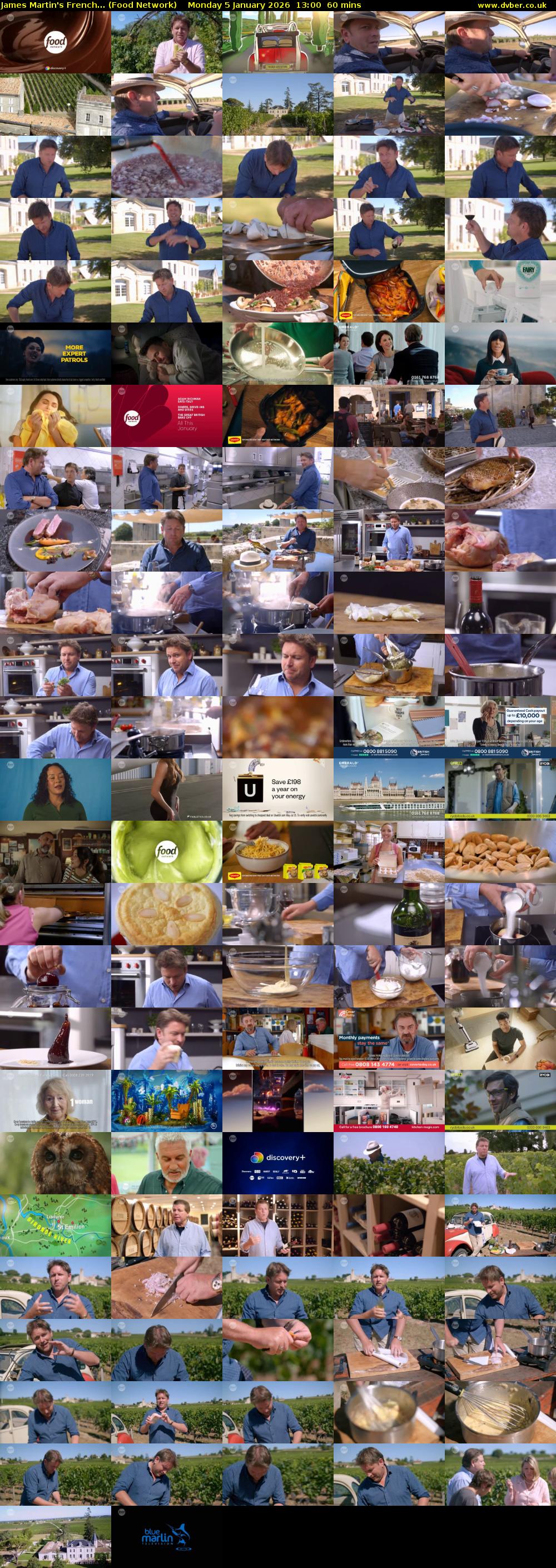 James Martin's French... (Food Network) Monday 5 January 2026 13:00 - 14:00