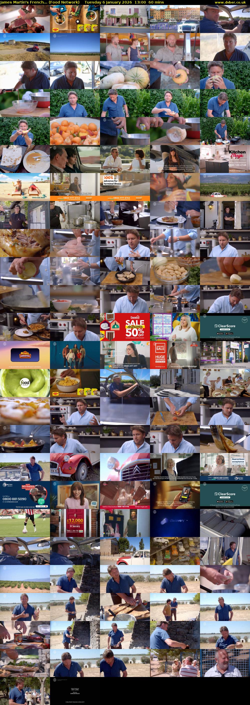 James Martin's French... (Food Network) Tuesday 6 January 2026 13:00 - 14:00