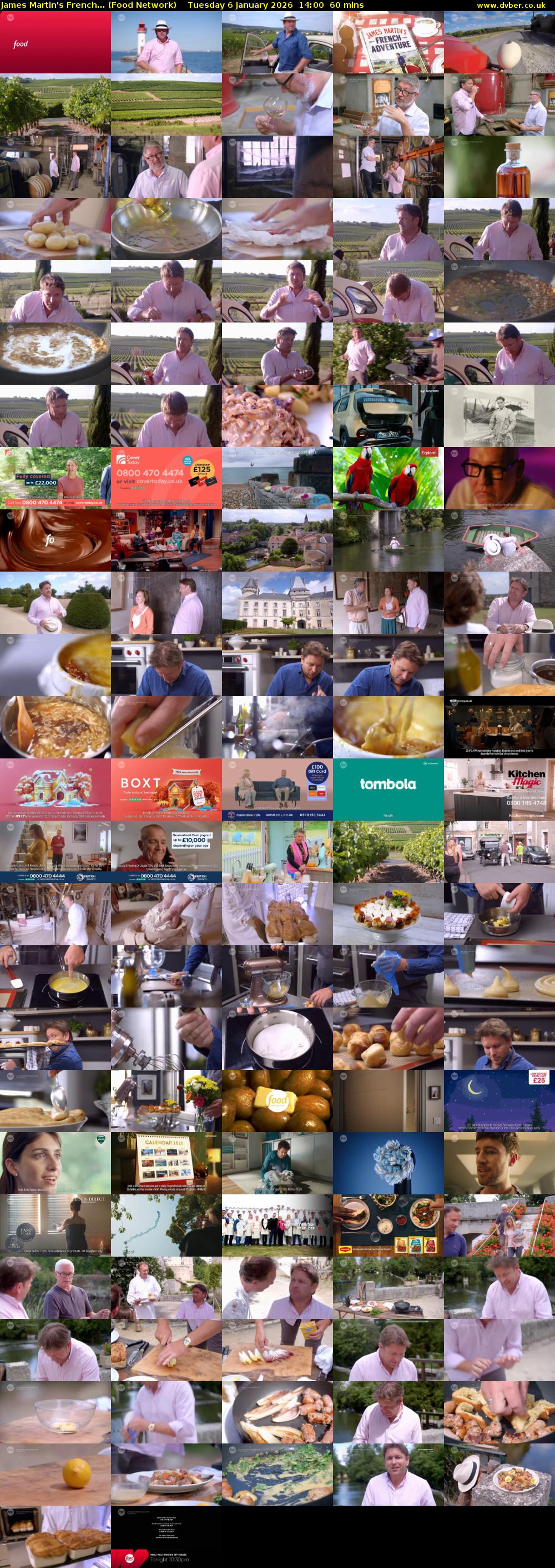 James Martin's French... (Food Network) Tuesday 6 January 2026 14:00 - 15:00