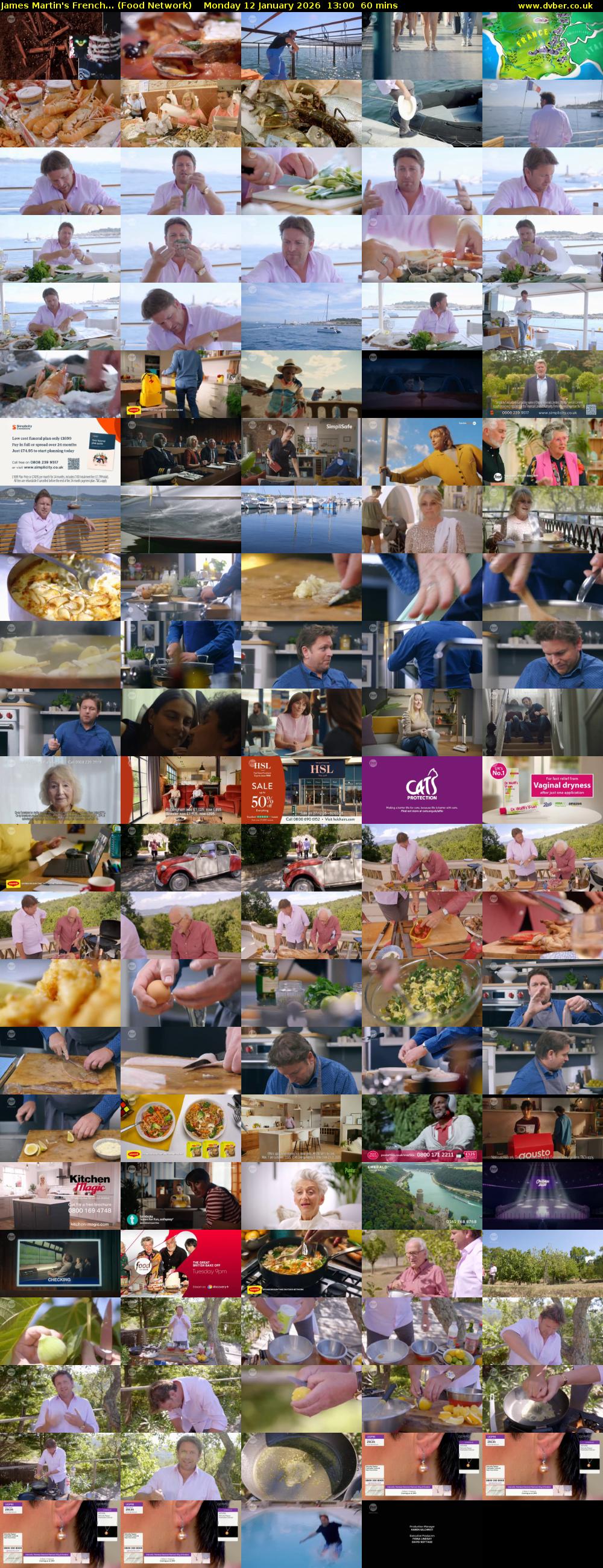 James Martin's French... (Food Network) Monday 12 January 2026 13:00 - 14:00