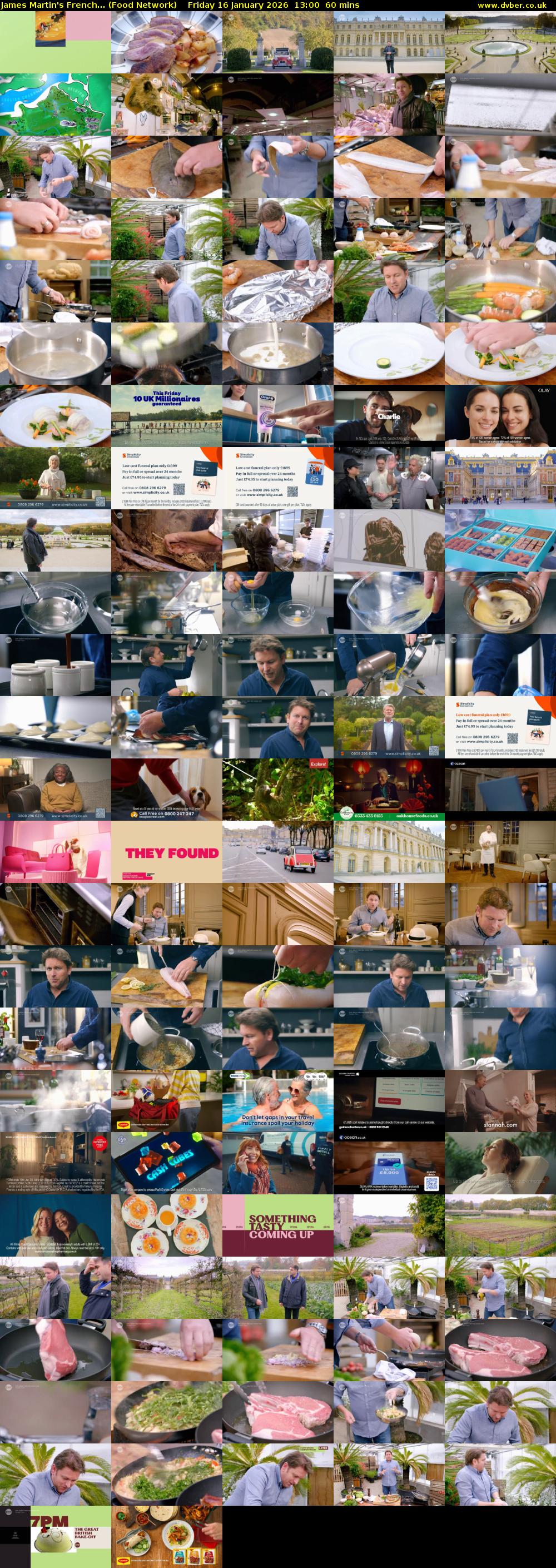 James Martin's French... (Food Network) Friday 16 January 2026 13:00 - 14:00