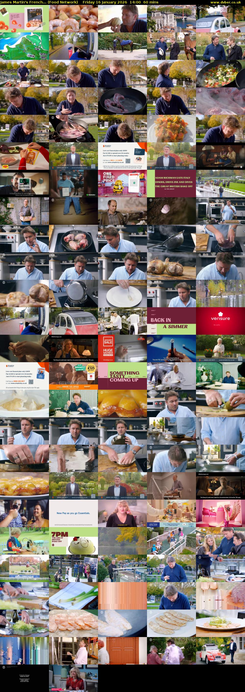 James Martin's French... (Food Network) Friday 16 January 2026 14:00 - 15:00