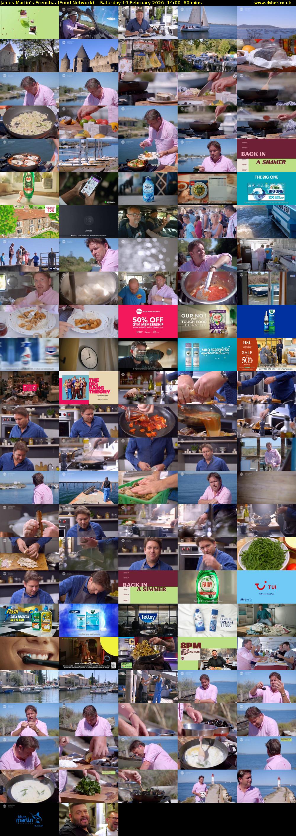 James Martin's French... (Food Network) Saturday 14 February 2026 14:00 - 15:00