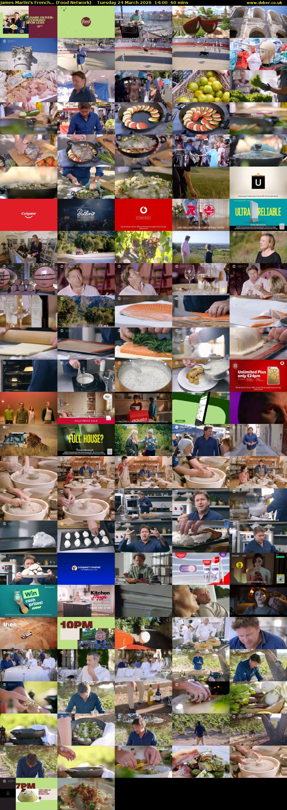 James Martin's French... (Food Network) Tuesday 24 March 2026 14:00 - 15:00