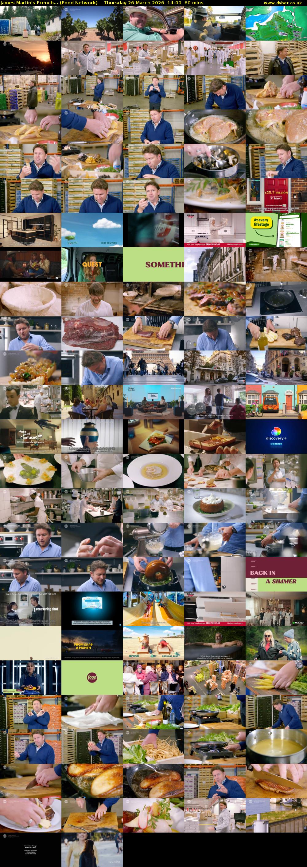 James Martin's French... (Food Network) Thursday 26 March 2026 14:00 - 15:00