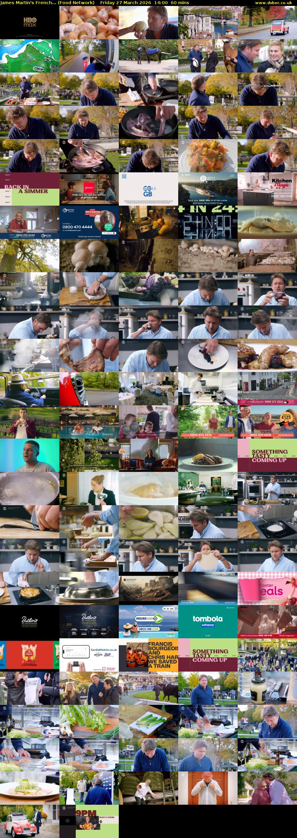 James Martin's French... (Food Network) Friday 27 March 2026 14:00 - 15:00
