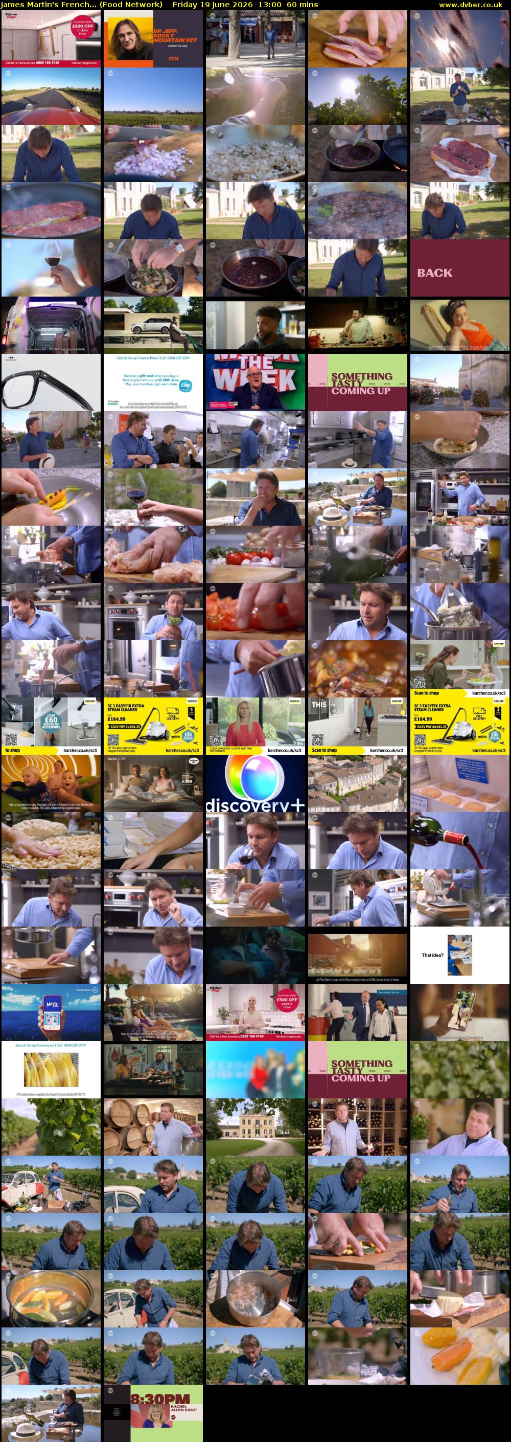 James Martin's French... (Food Network) Friday 19 June 2026 13:00 - 14:00