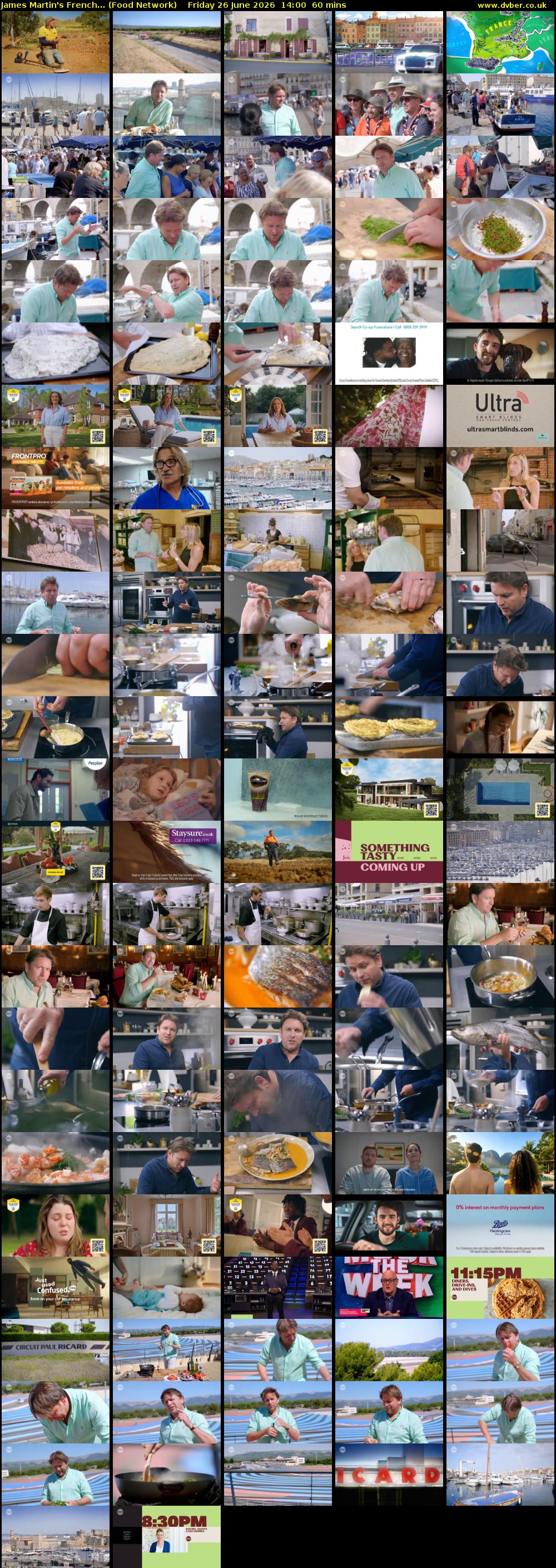 James Martin's French... (Food Network) Friday 26 June 2026 14:00 - 15:00