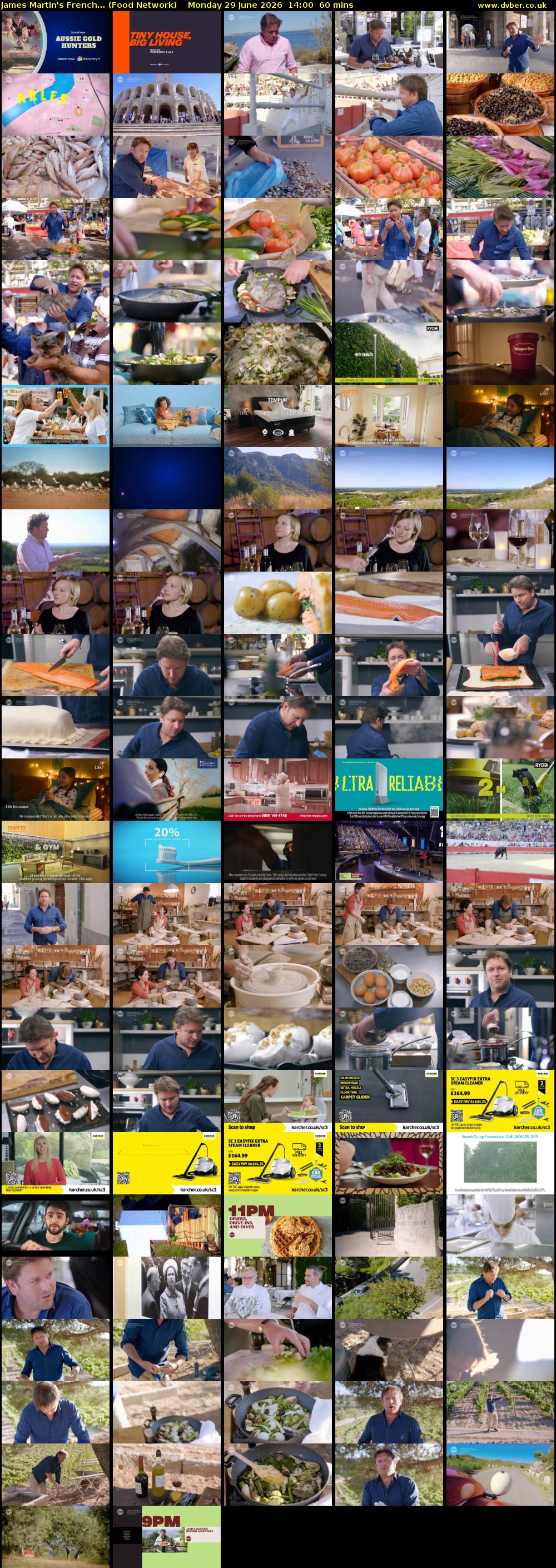 James Martin's French... (Food Network) Monday 29 June 2026 14:00 - 15:00