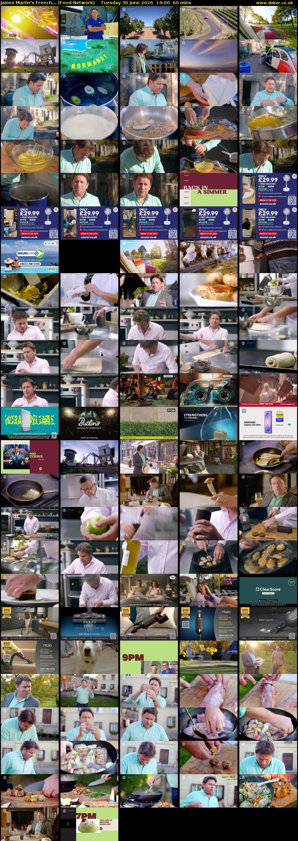 James Martin's French... (Food Network) Tuesday 30 June 2026 14:00 - 15:00