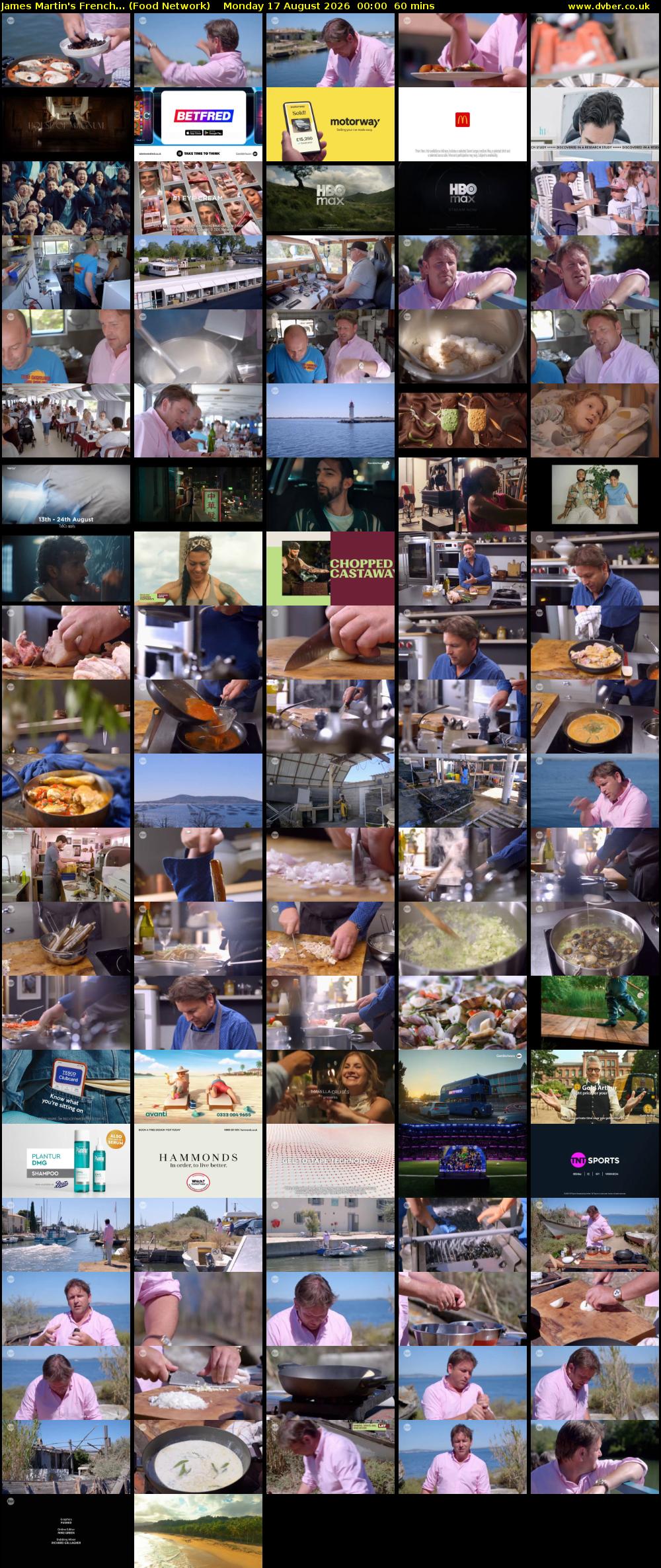 James Martin's French... (Food Network) Monday 17 August 2026 00:00 - 01:00