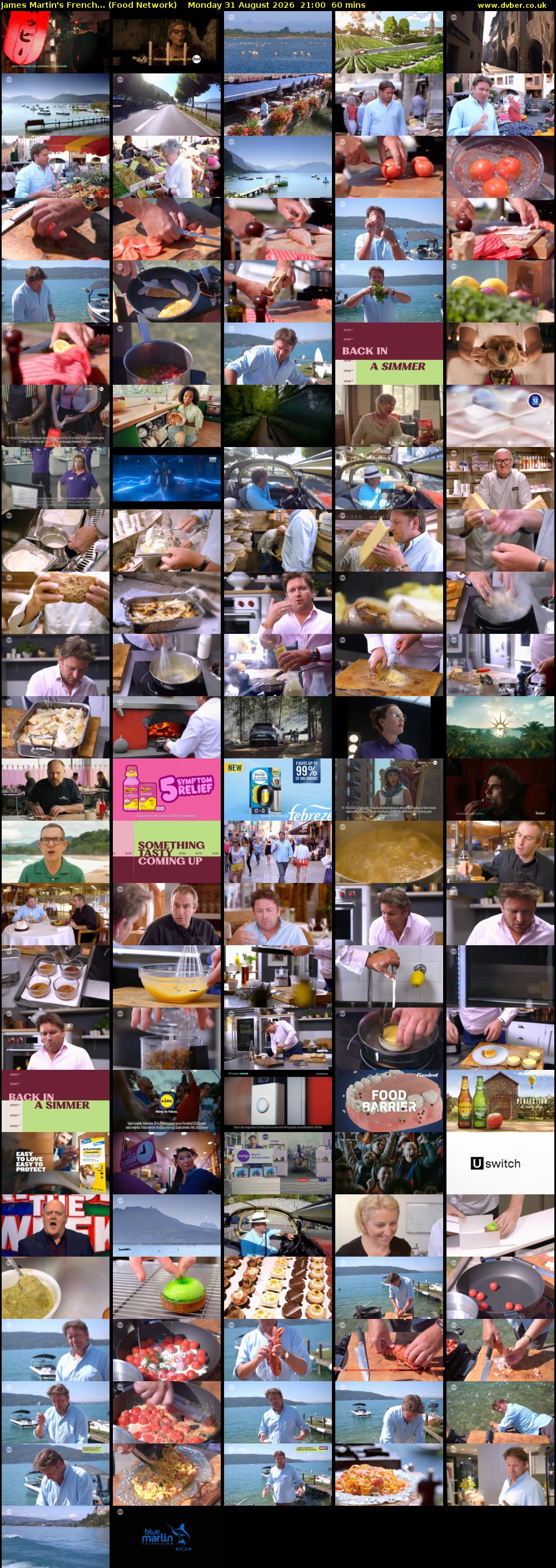 James Martin's French... (Food Network) Monday 31 August 2026 21:00 - 22:00