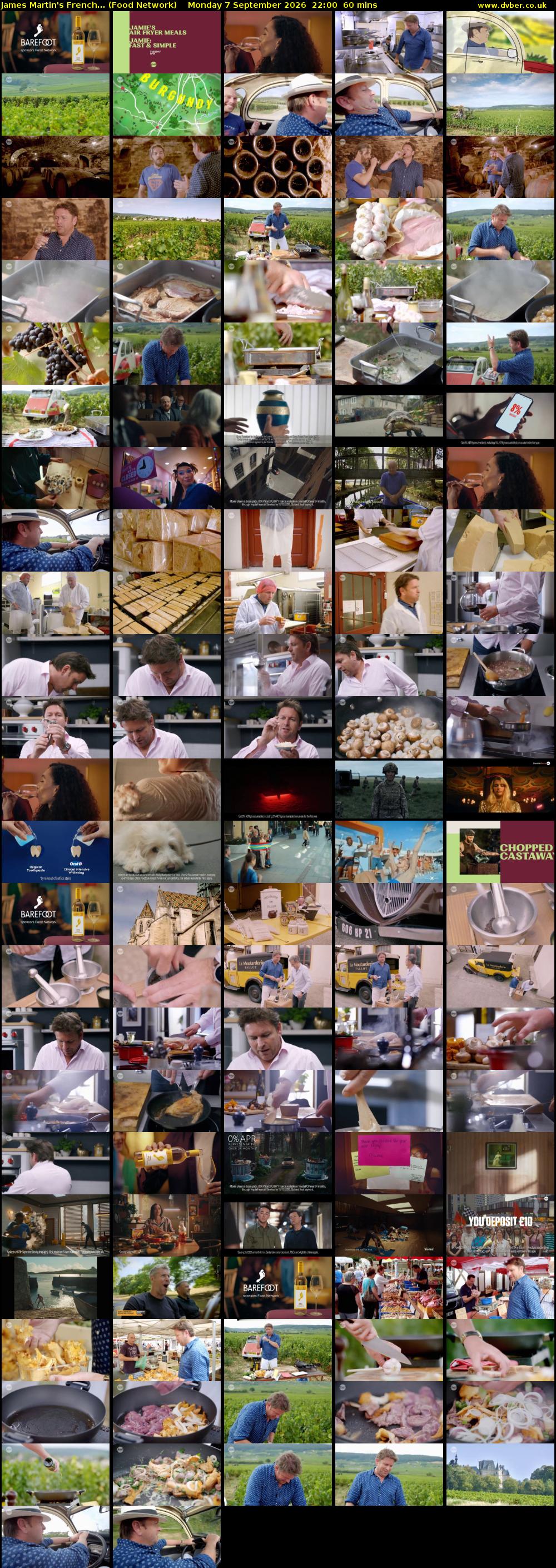 James Martin's French... (Food Network) Monday 7 September 2026 22:00 - 23:00