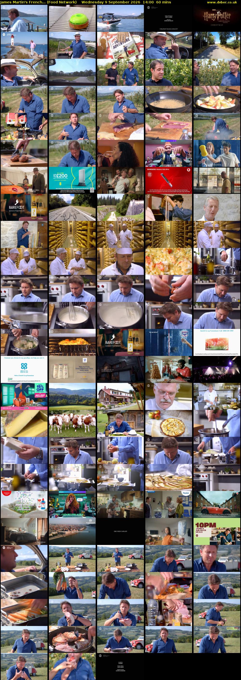 James Martin's French... (Food Network) Wednesday 9 September 2026 14:00 - 15:00