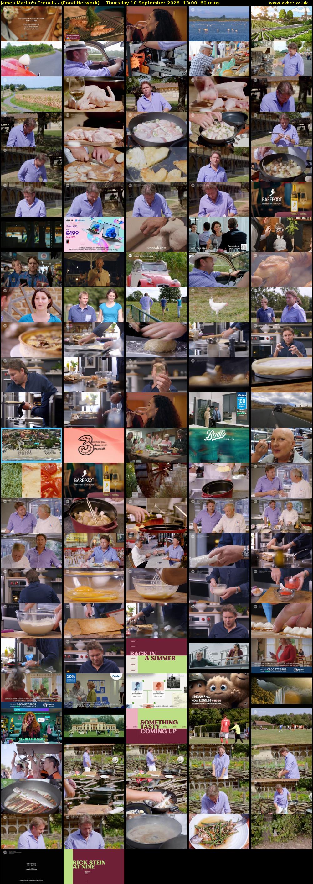 James Martin's French... (Food Network) Thursday 10 September 2026 13:00 - 14:00
