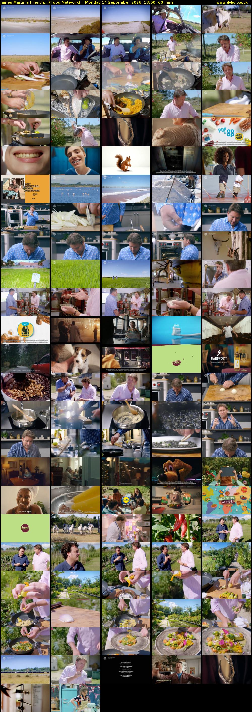 James Martin's French... (Food Network) Monday 14 September 2026 18:00 - 19:00