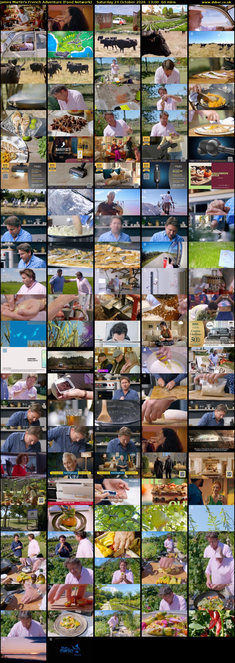 James Martin's French Adventure (Food Network) Saturday 24 October 2026 13:00 - 14:00
