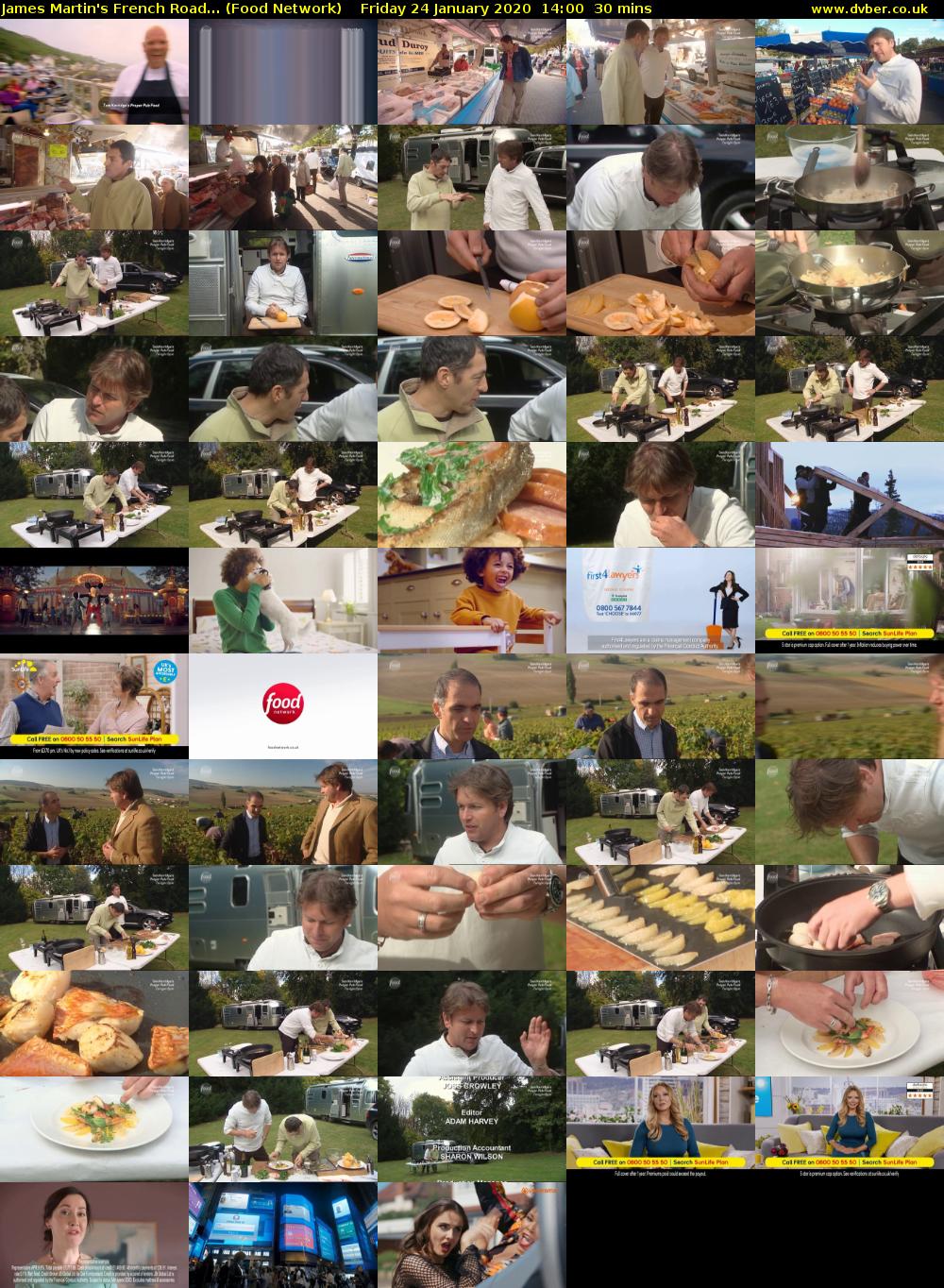 James Martin's French Road... (Food Network) Friday 24 January 2020 14:00 - 14:30