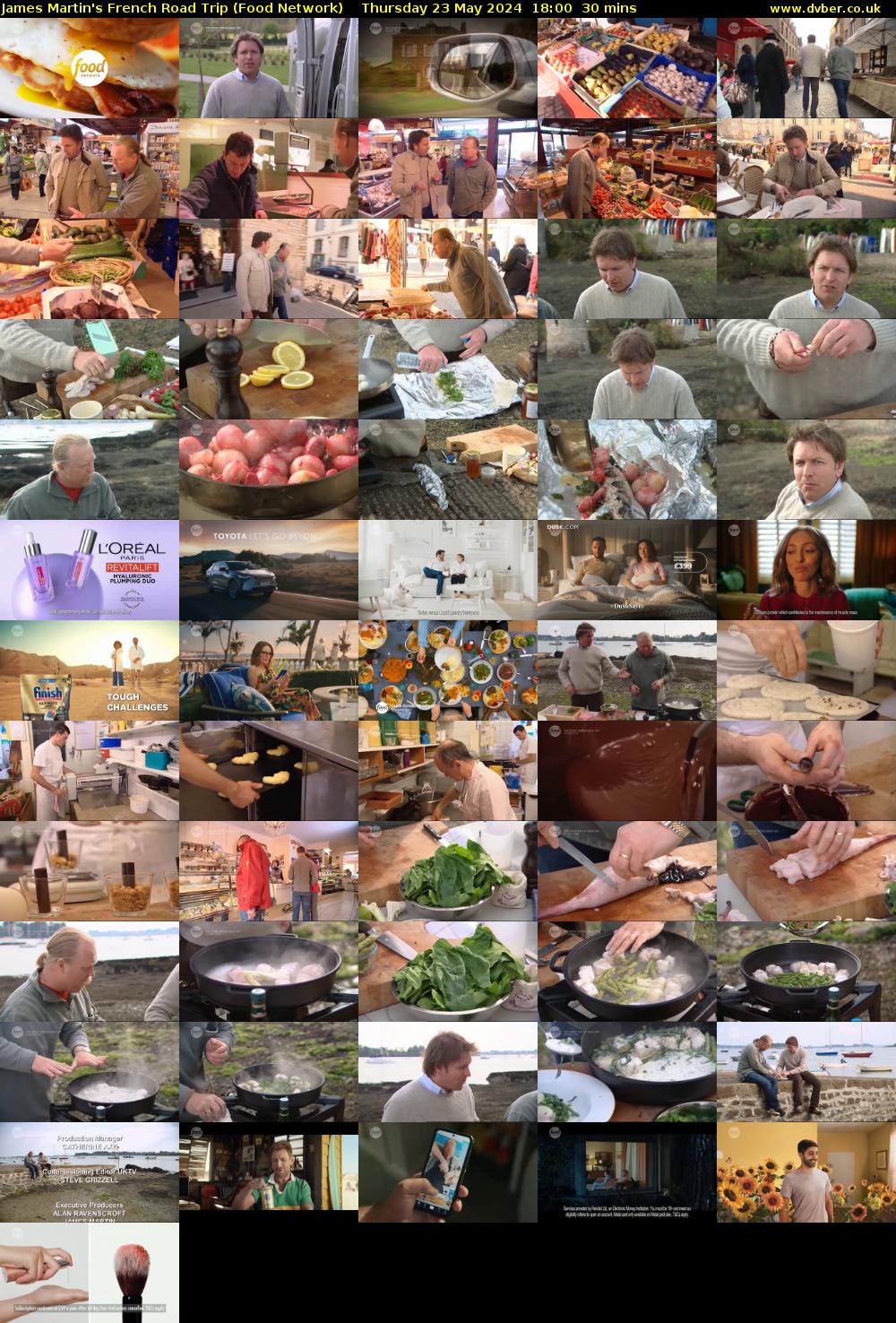 James Martin's French Road Trip (Food Network) Thursday 23 May 2024 18:00 - 18:30
