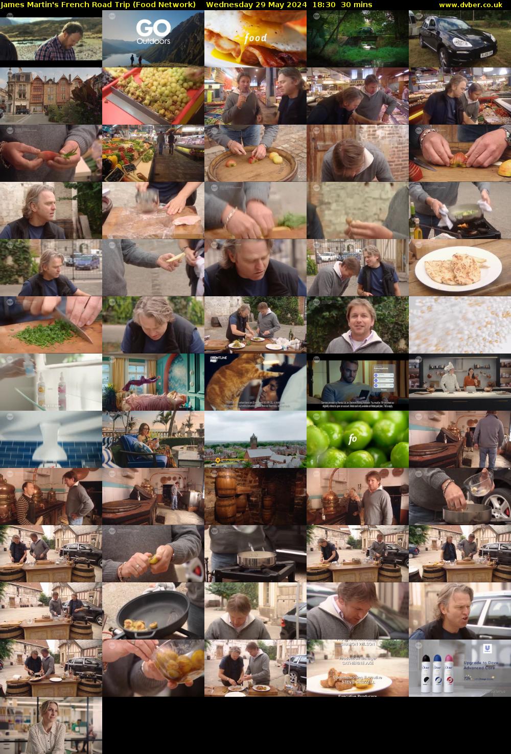 James Martin's French Road Trip (Food Network) Wednesday 29 May 2024 18:30 - 19:00