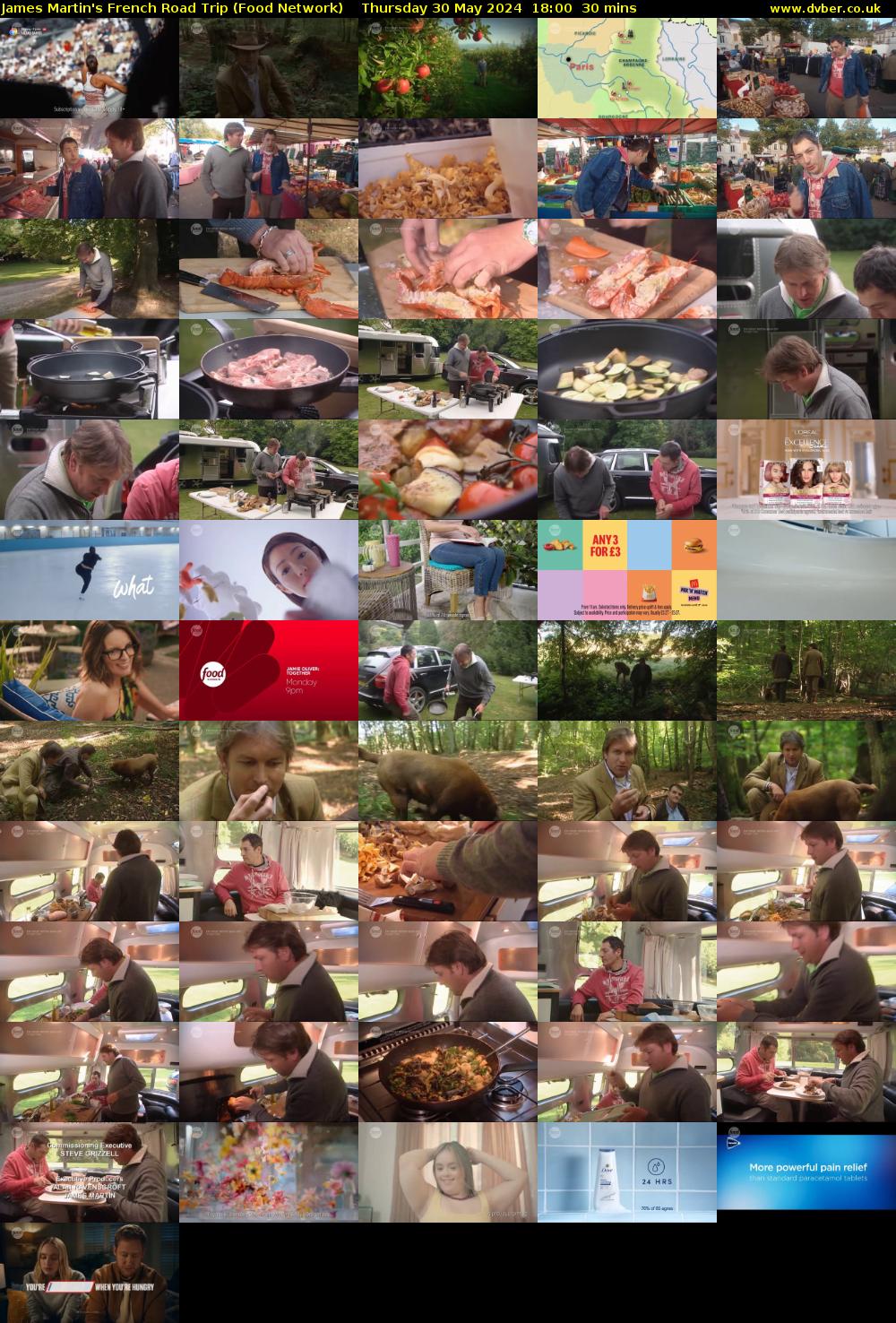 James Martin's French Road Trip (Food Network) Thursday 30 May 2024 18:00 - 18:30