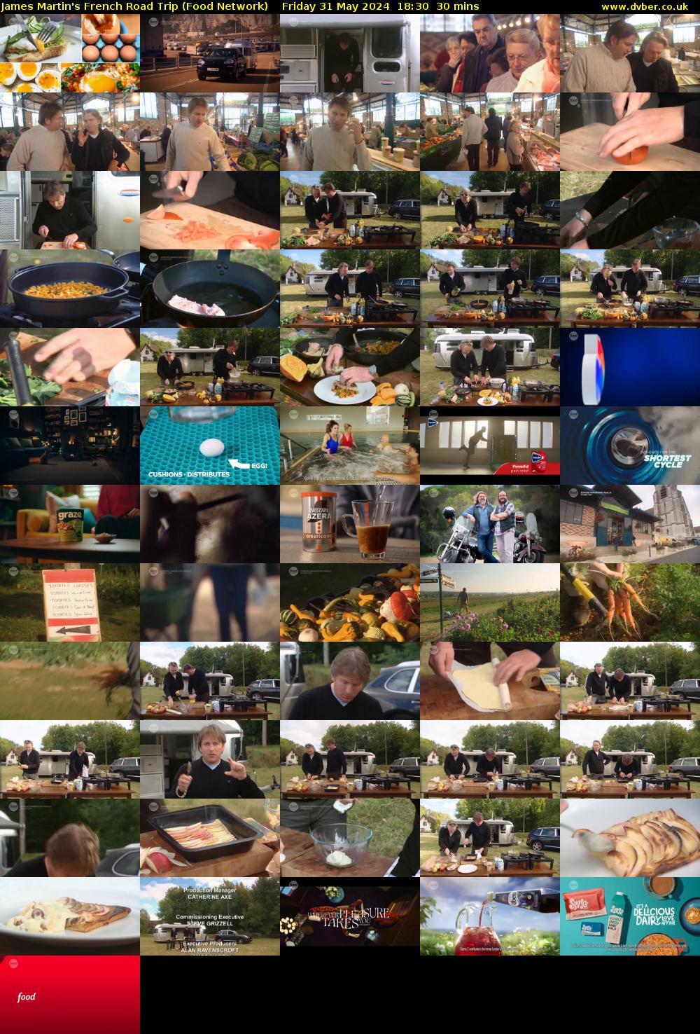 James Martin's French Road Trip (Food Network) Friday 31 May 2024 18:30 - 19:00