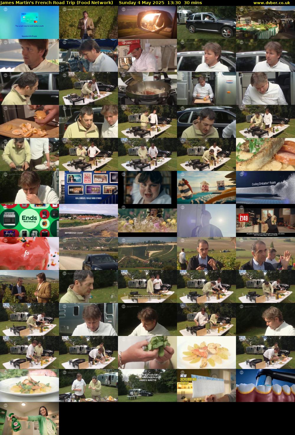 James Martin's French Road Trip (Food Network) Sunday 4 May 2025 13:30 - 14:00